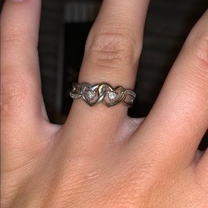 Double Heart Ring